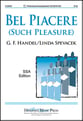 Bel Piacere SSA choral sheet music cover